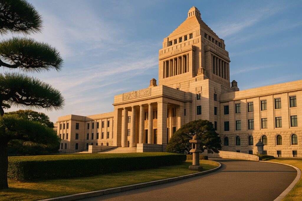 国会委員会室での審議風景 - 組織内議員が労働政策について質疑している様子