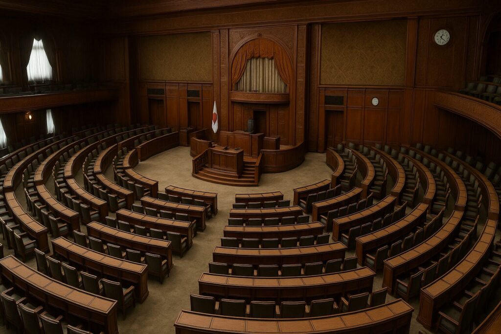政党別エリアと議席の配置（2024年）を理解するための参考写真