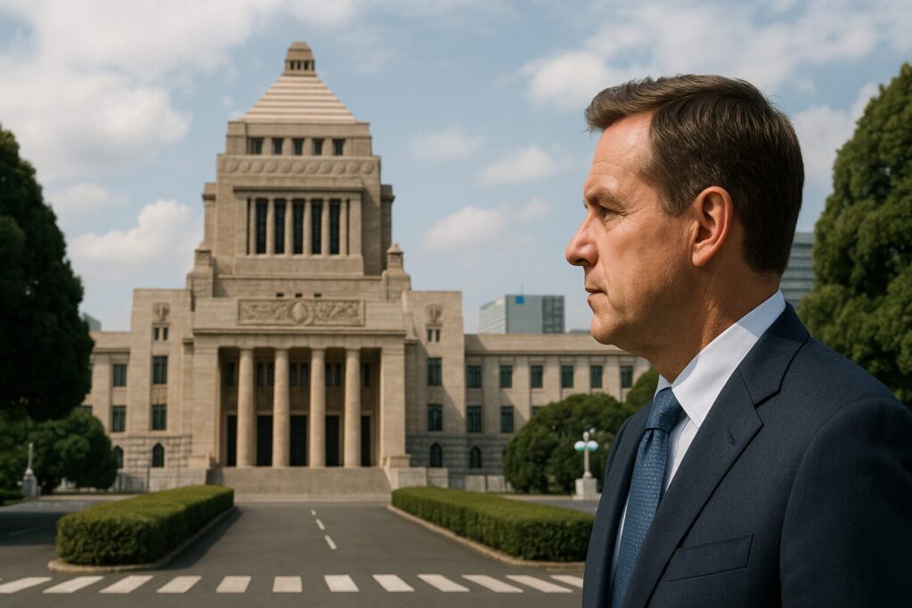 国政の具体的な役割（法律・予算・外交）のイメージ