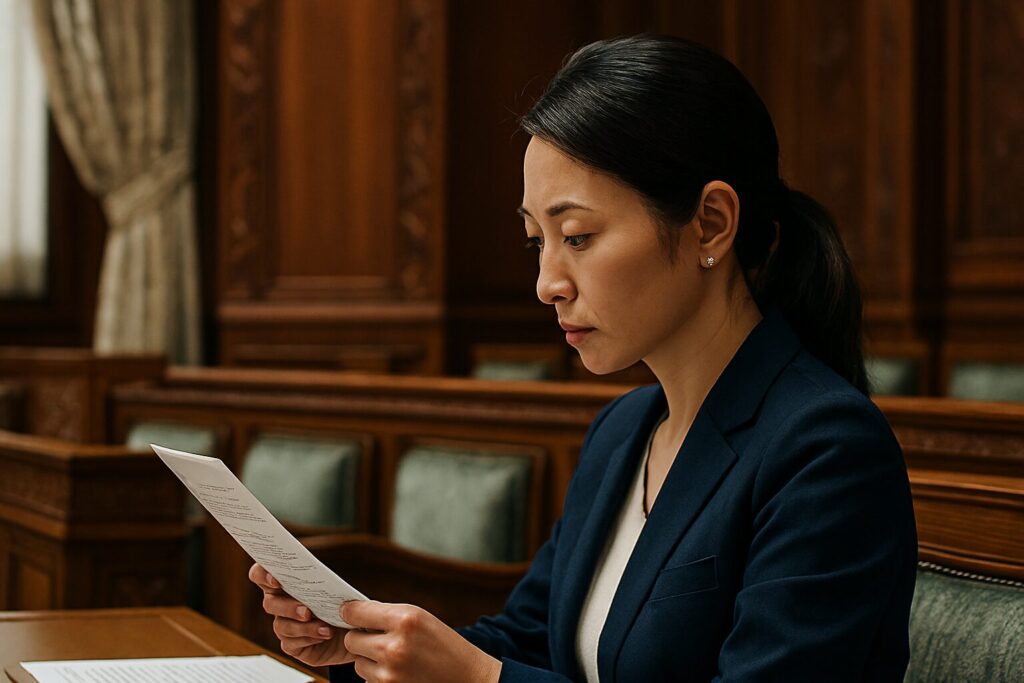 内閣不信任案の採決を象徴する国会内のイメージ写真