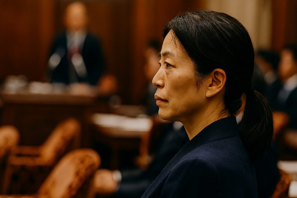 国会議事堂の外観と閉会中審査の仕組みを示すイメージ