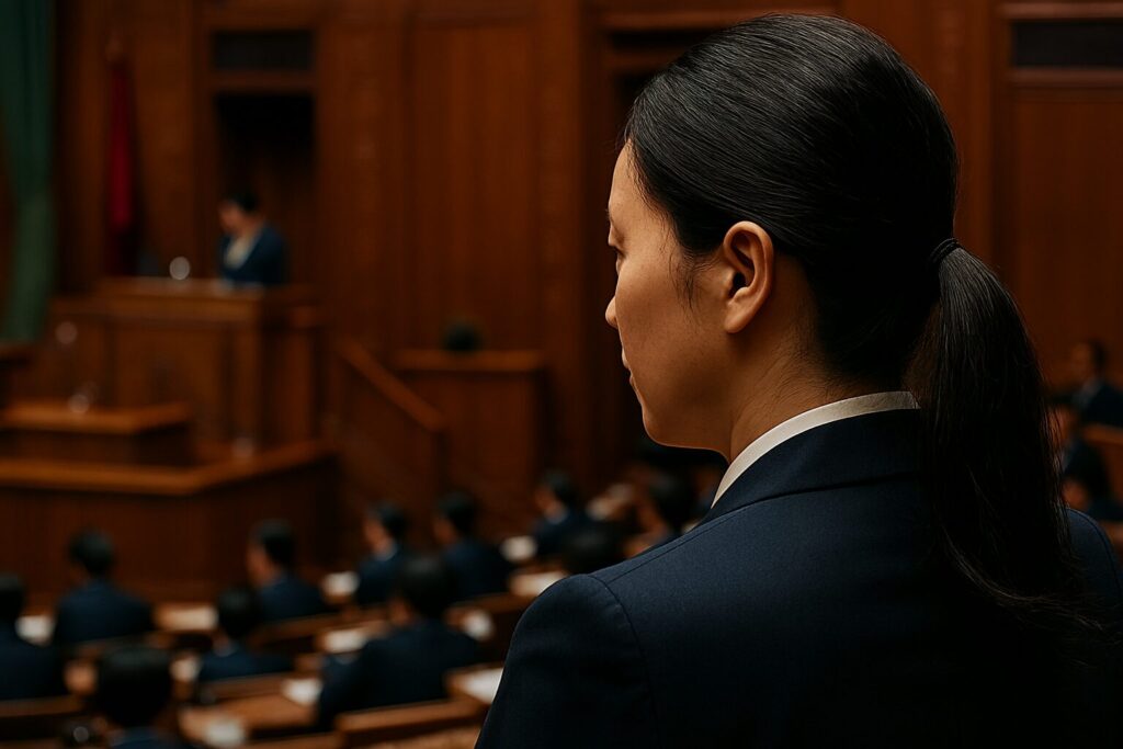 国会の権限を象徴する国会議事堂の外観
