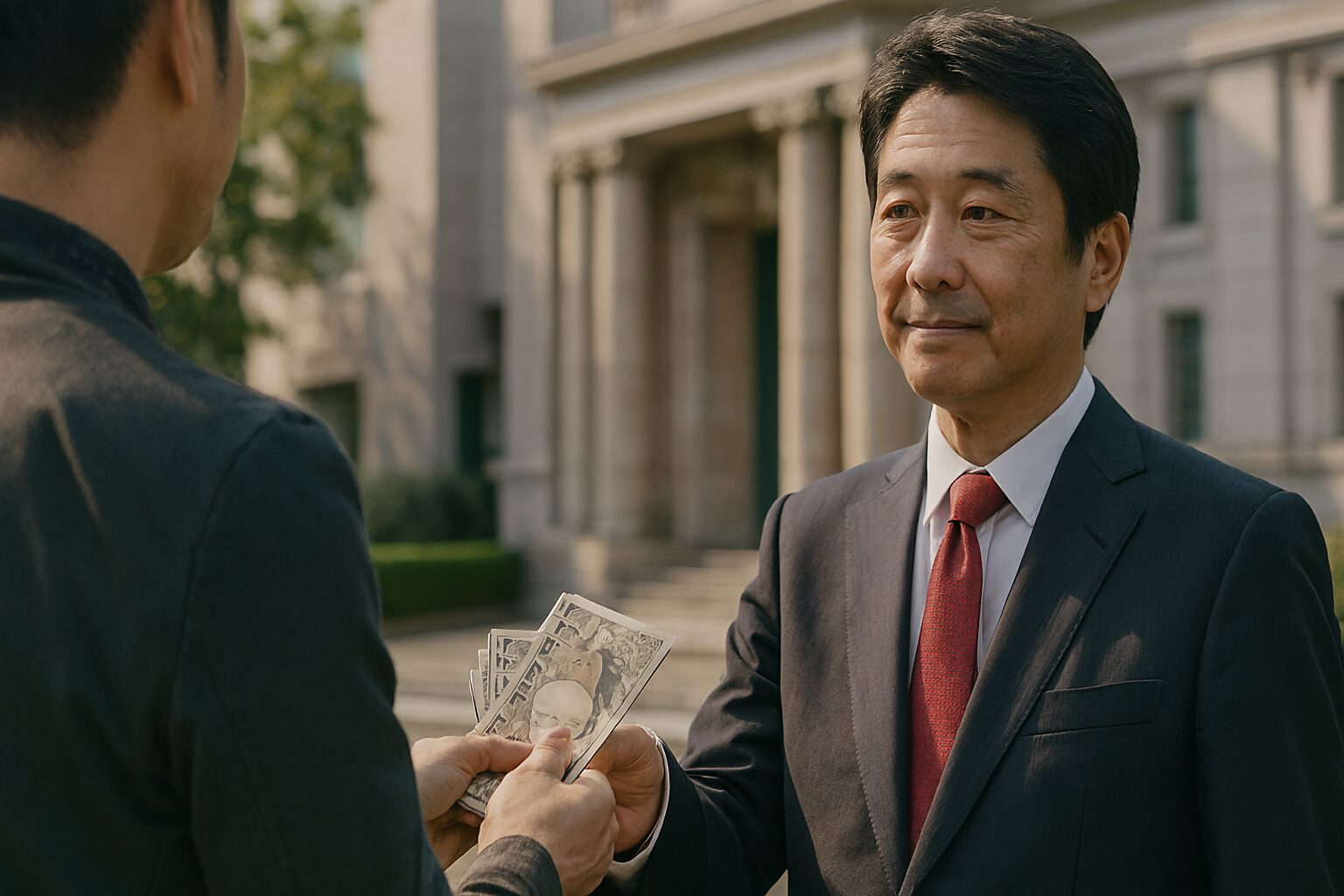 自民党員になるには費用を考える男性