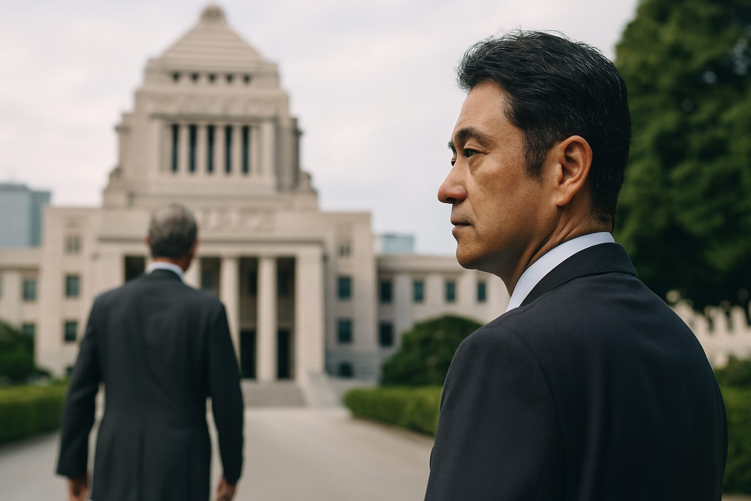 自民党 無所属 とはを考える男性