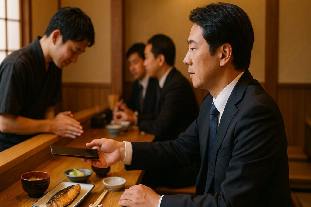 議員が食事をおごる行為に関するイメージ写真(政治と食事会の関係)