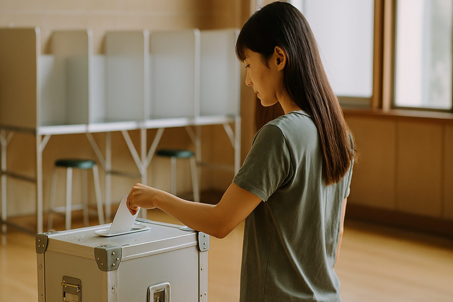 参議院選挙仕組みを示す投票行動