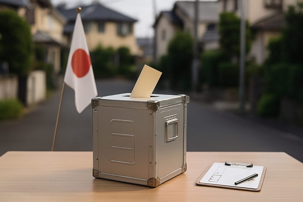 参議院選挙の選挙区と比例代表のイメージ図