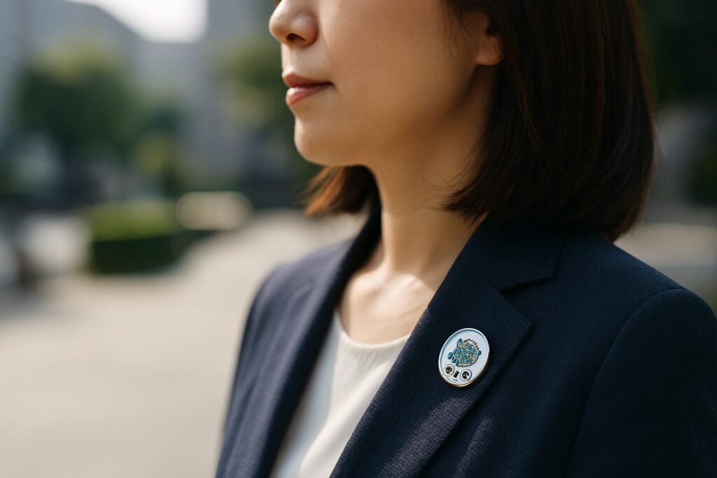 自民党入党バッジの理解に役立つ解説用イメージ