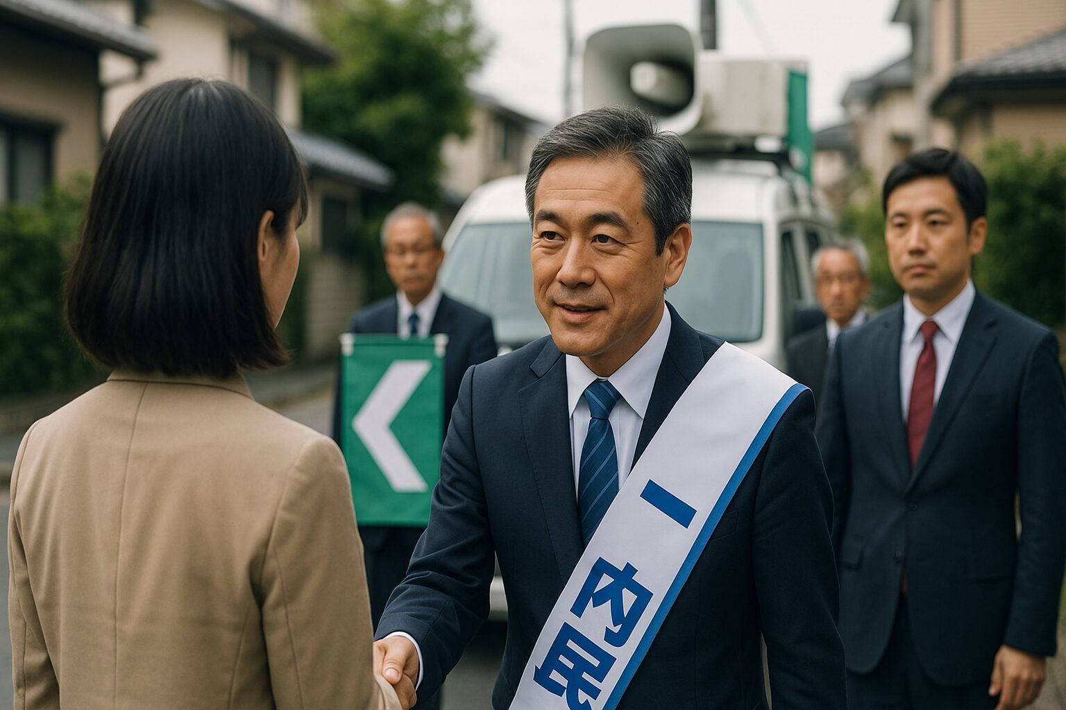 比例代表個人名と政党名の違いを考える有権者の対話シーン