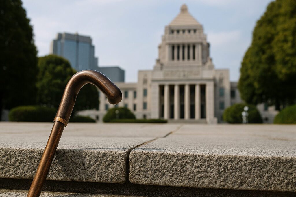 国会議員 75歳以上と議場のイメージ