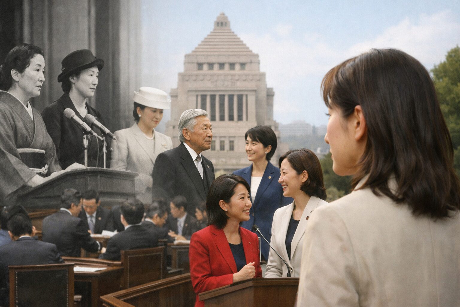 日本人女性が自民女性議員の歴史解説