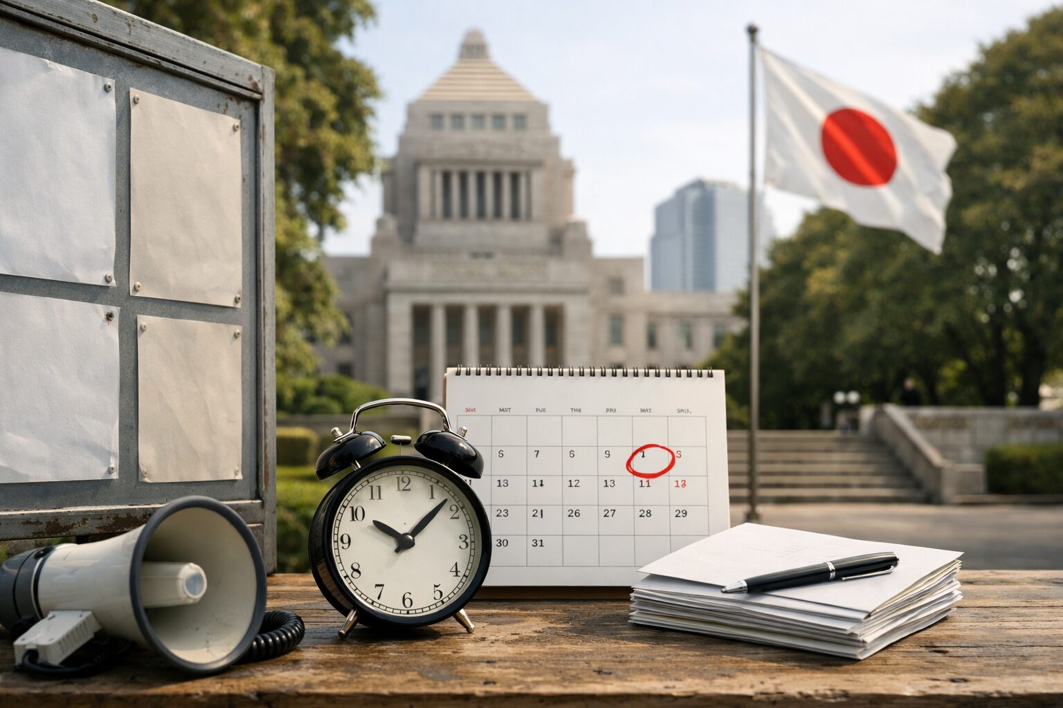 告示日の読み方を示す日付表示