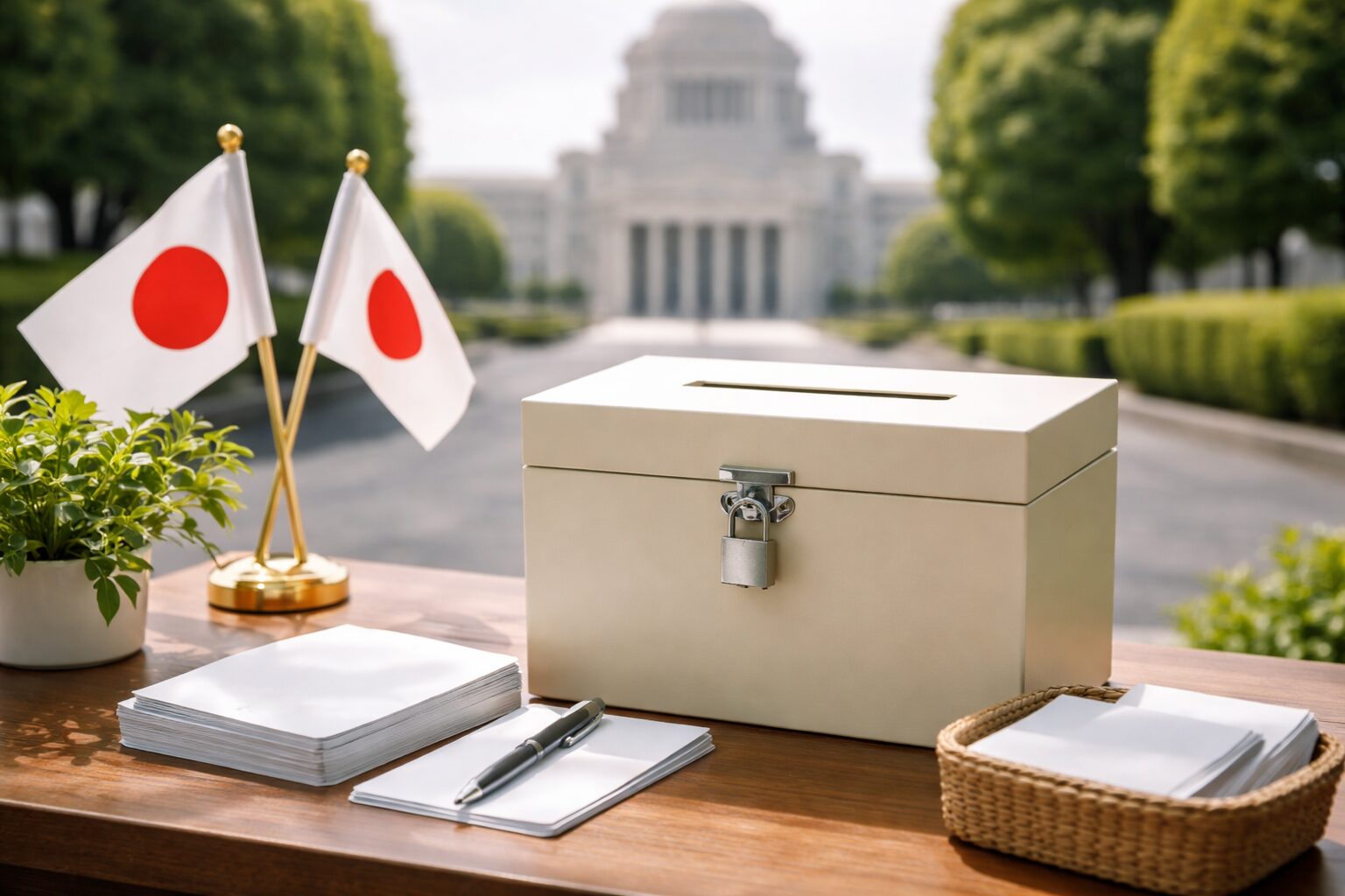 自民党への意見箱の投函口