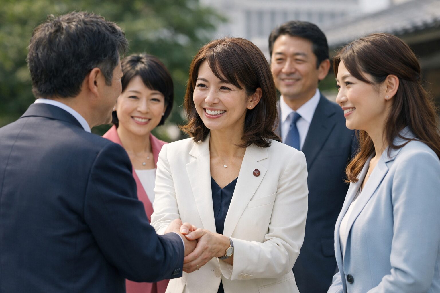 自民党で人気動向を見る日本人女性