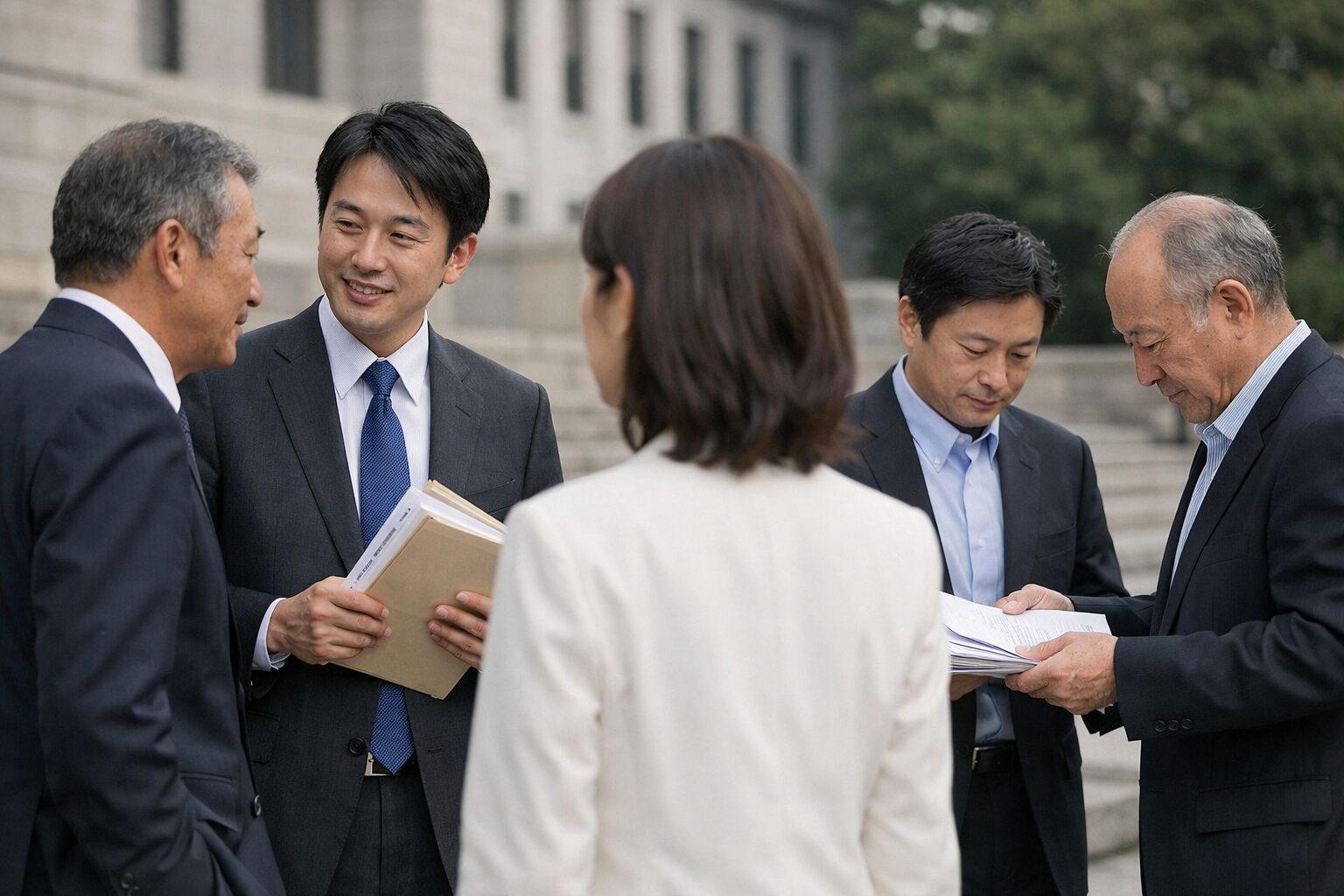 日本人女性議員の立法提出数の傾向