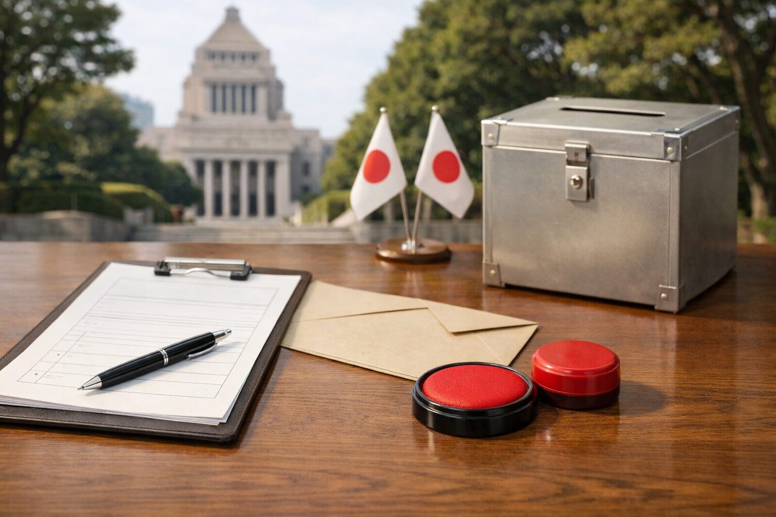 自民党入党の流れを示す資料