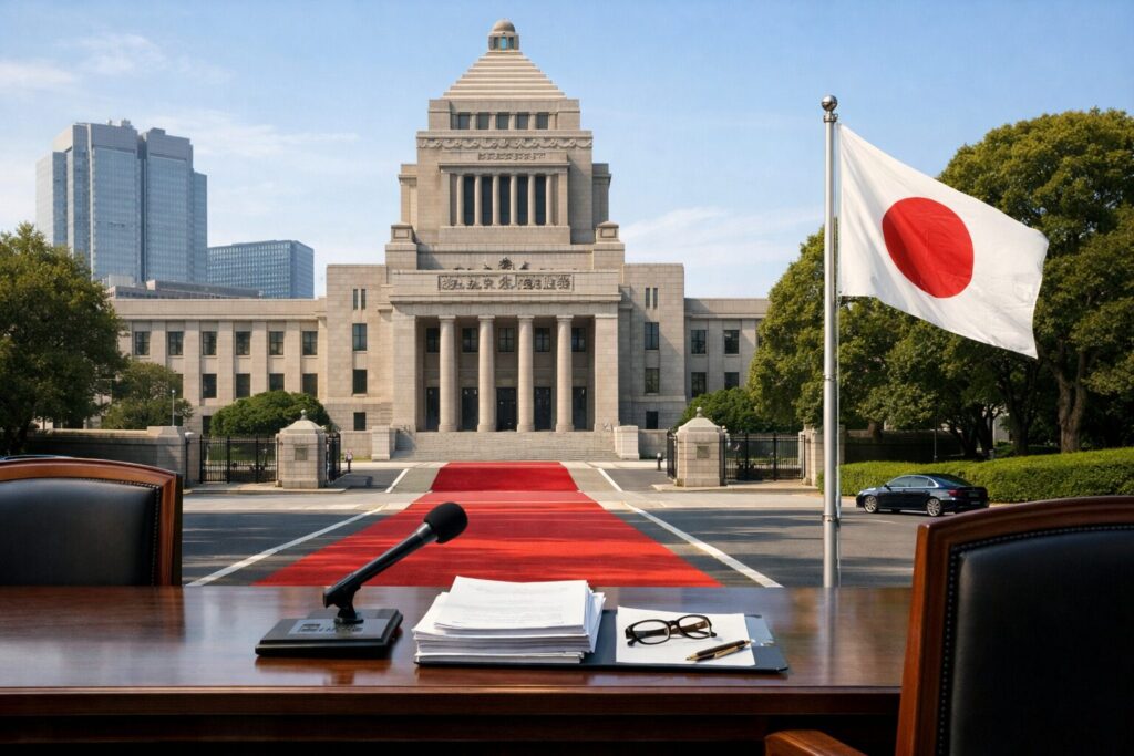 衆議院の建物外観の様子