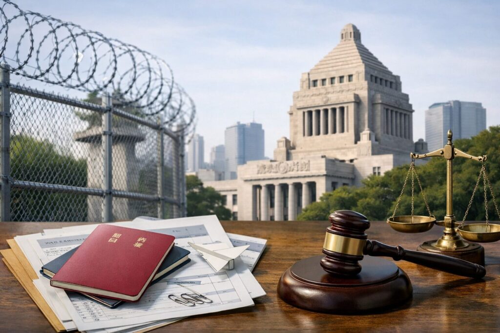 入管法改正の賛成意見を示す資料