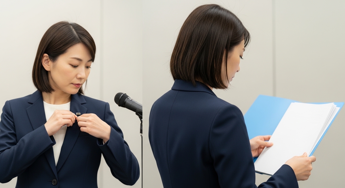 自民党の入党ノルマ問題を解説する日本人女性