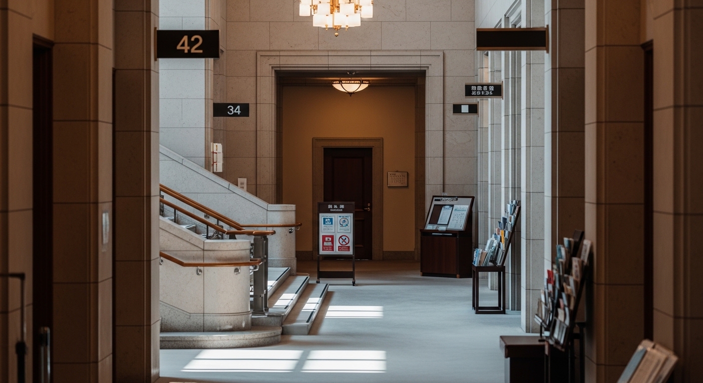 状況の動向を注視する場面