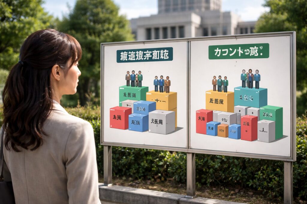 日本人女性が解説する非高速名簿式とドント式の違い