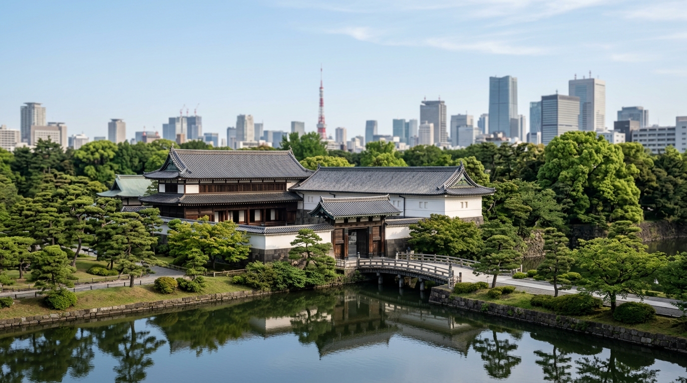旧宮家の養子案と皇族数確保の議論を象徴する書類や会議空間を表現したイメージ画像