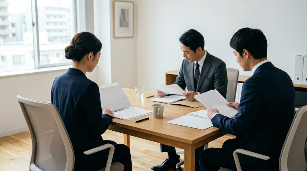 皇族数確保策2026と旧皇室典範の違いをめぐり、関係者が協議や検討を行う様子を表すイメージ画像
