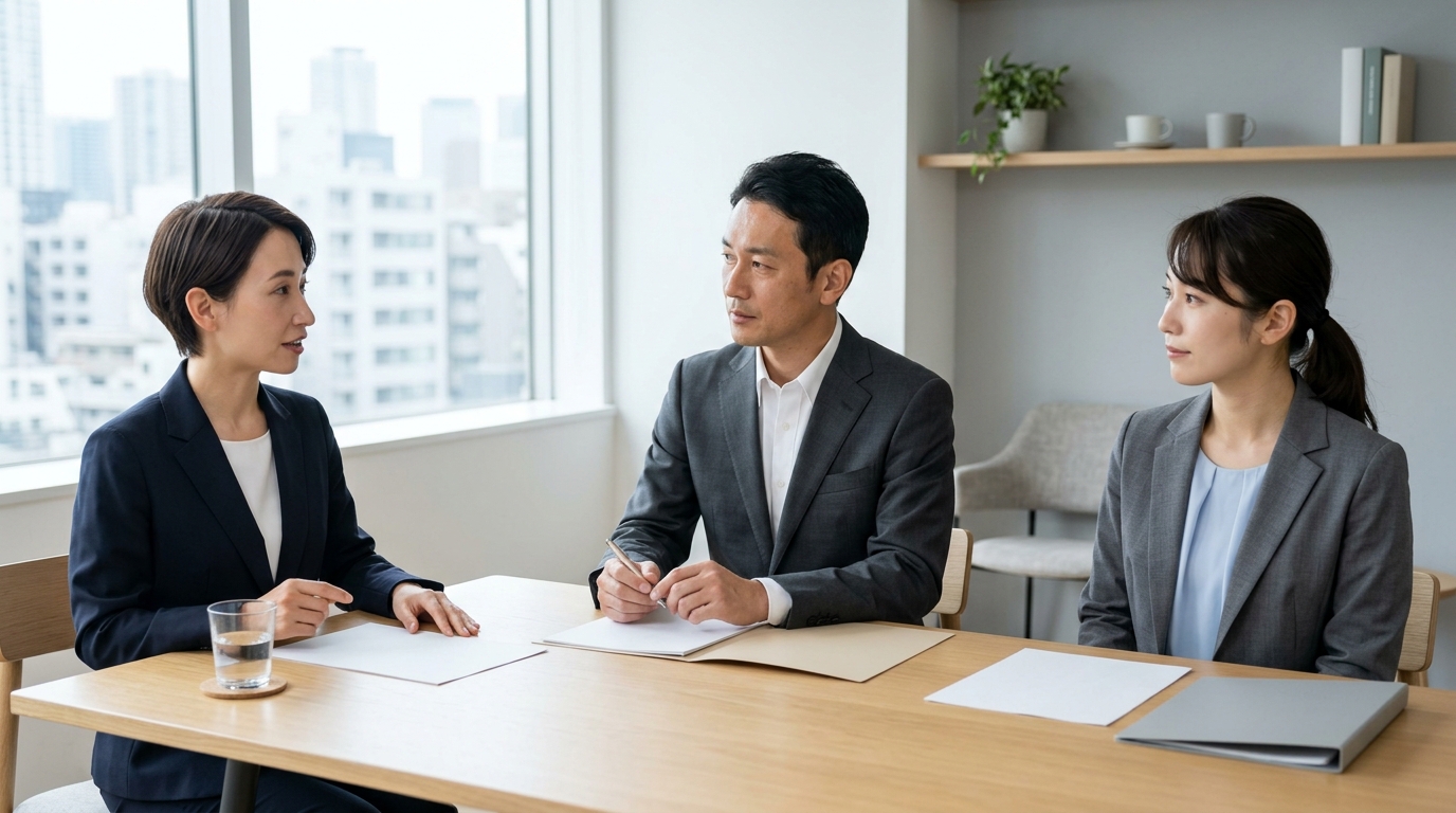 衆院定数削減のメリットとデメリットについて考える男性が、政治改革や議論の行方を見つめている様子を表すイメージ画像